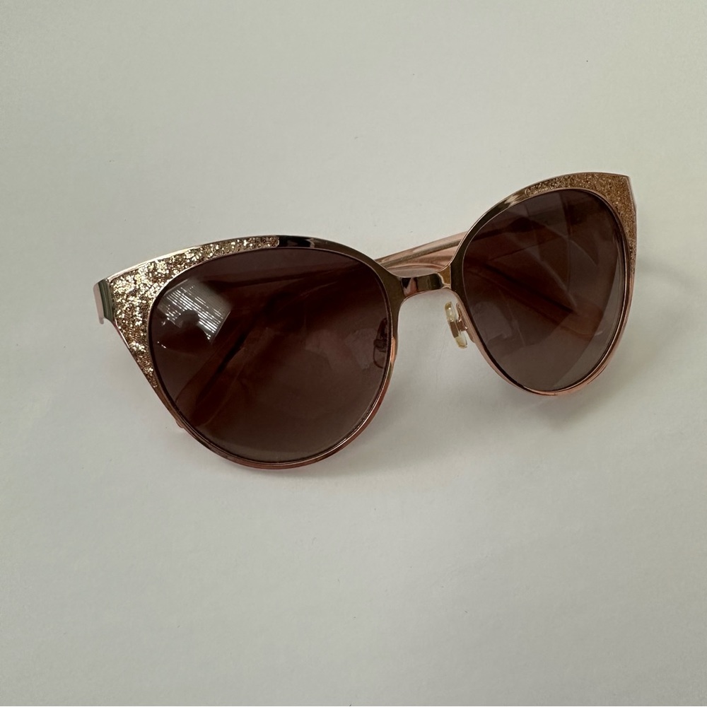 Kate Spade Rose-Gold Sunglasses